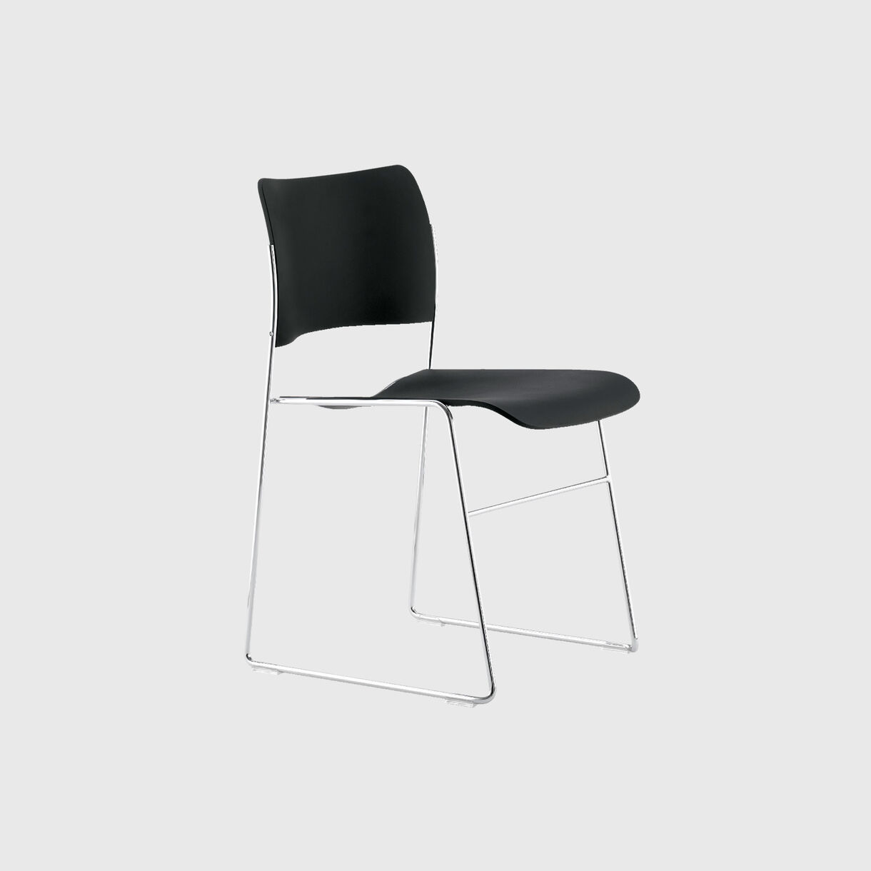 40/4 Side Chair, Black