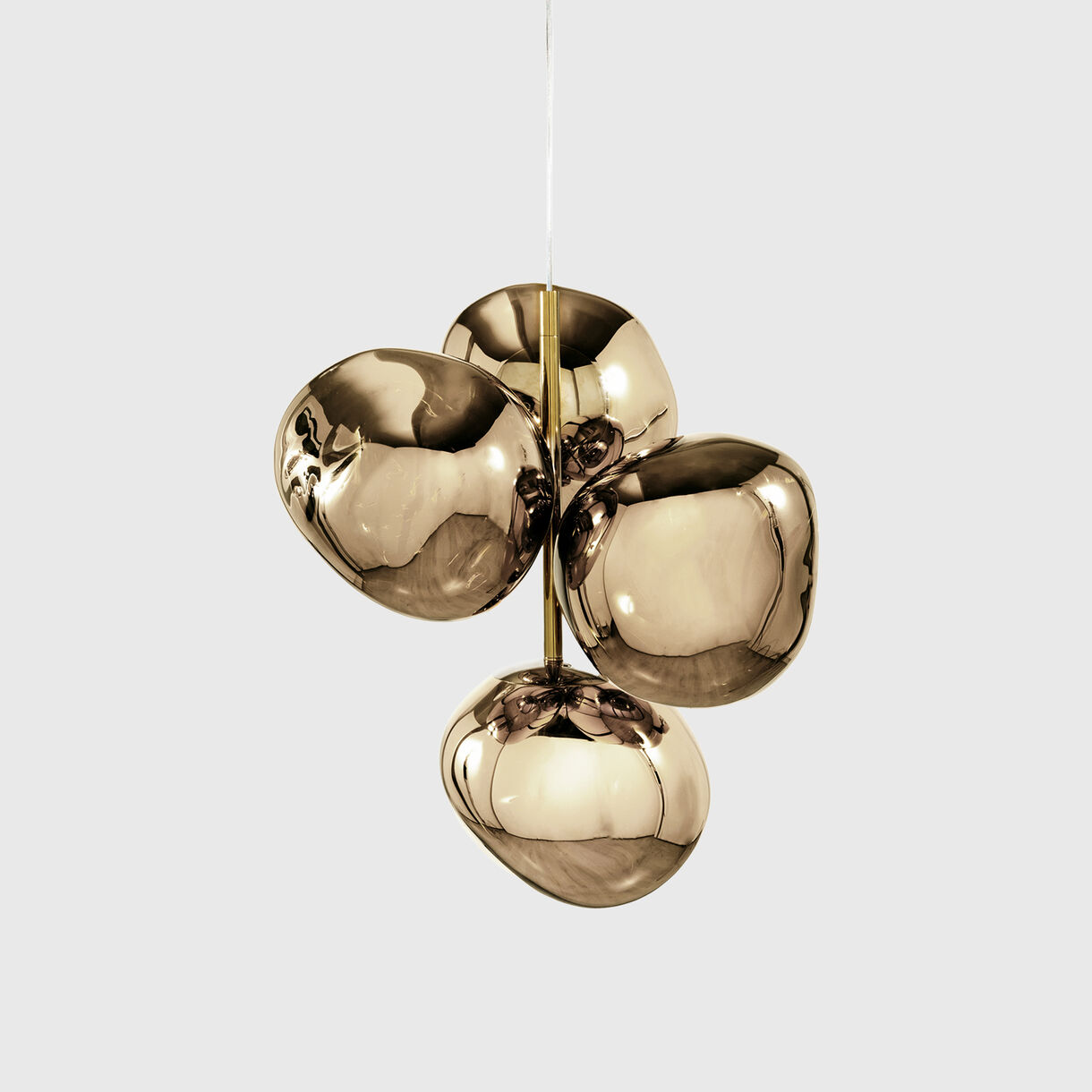 Melt Chandelier, Mini, Bronze & Bronze