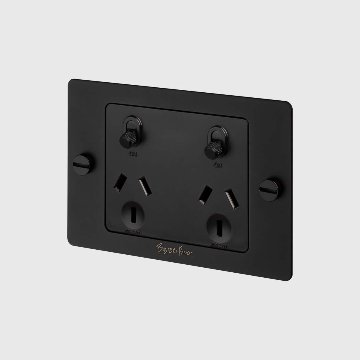 2G GPO Socket, Black