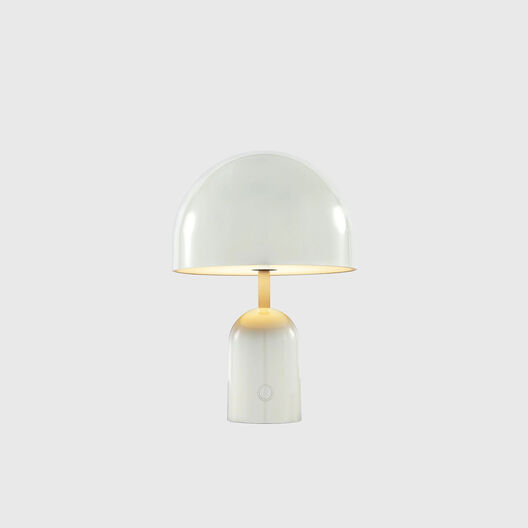 Bell Portable V2 Table Lamp, High Gloss Putty