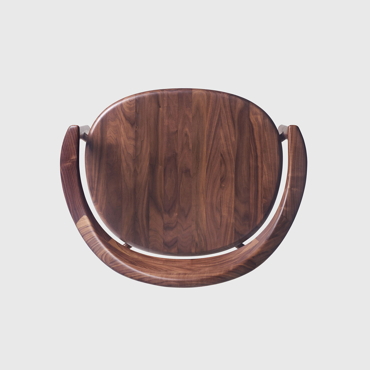 Pebble Lounge Armchair, Walnut