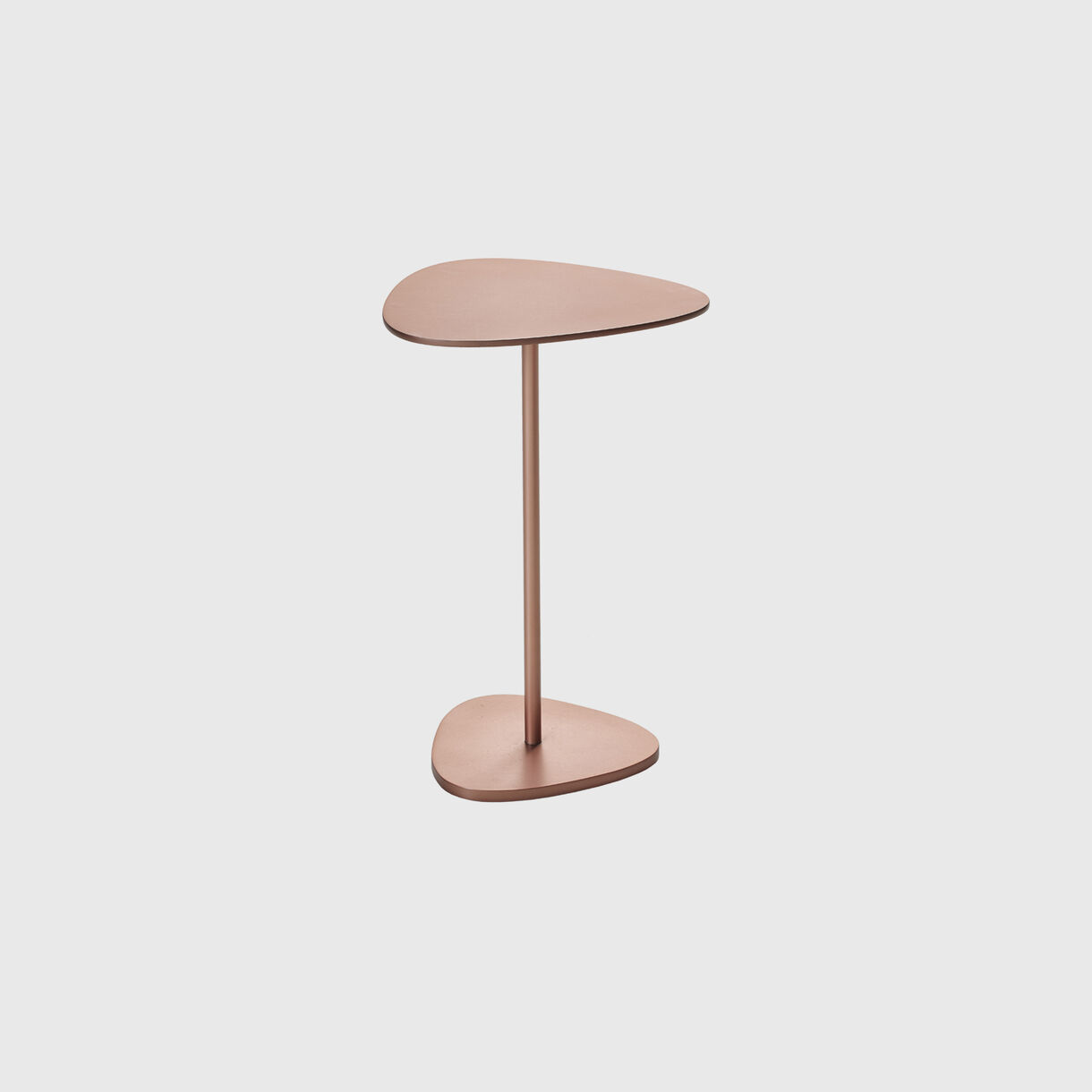 Trigon Side Table, Metal, Copper