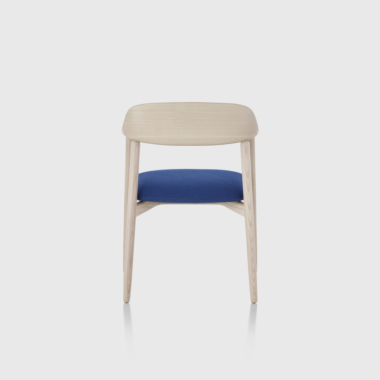 Crosshatch Side Chair, White Ash