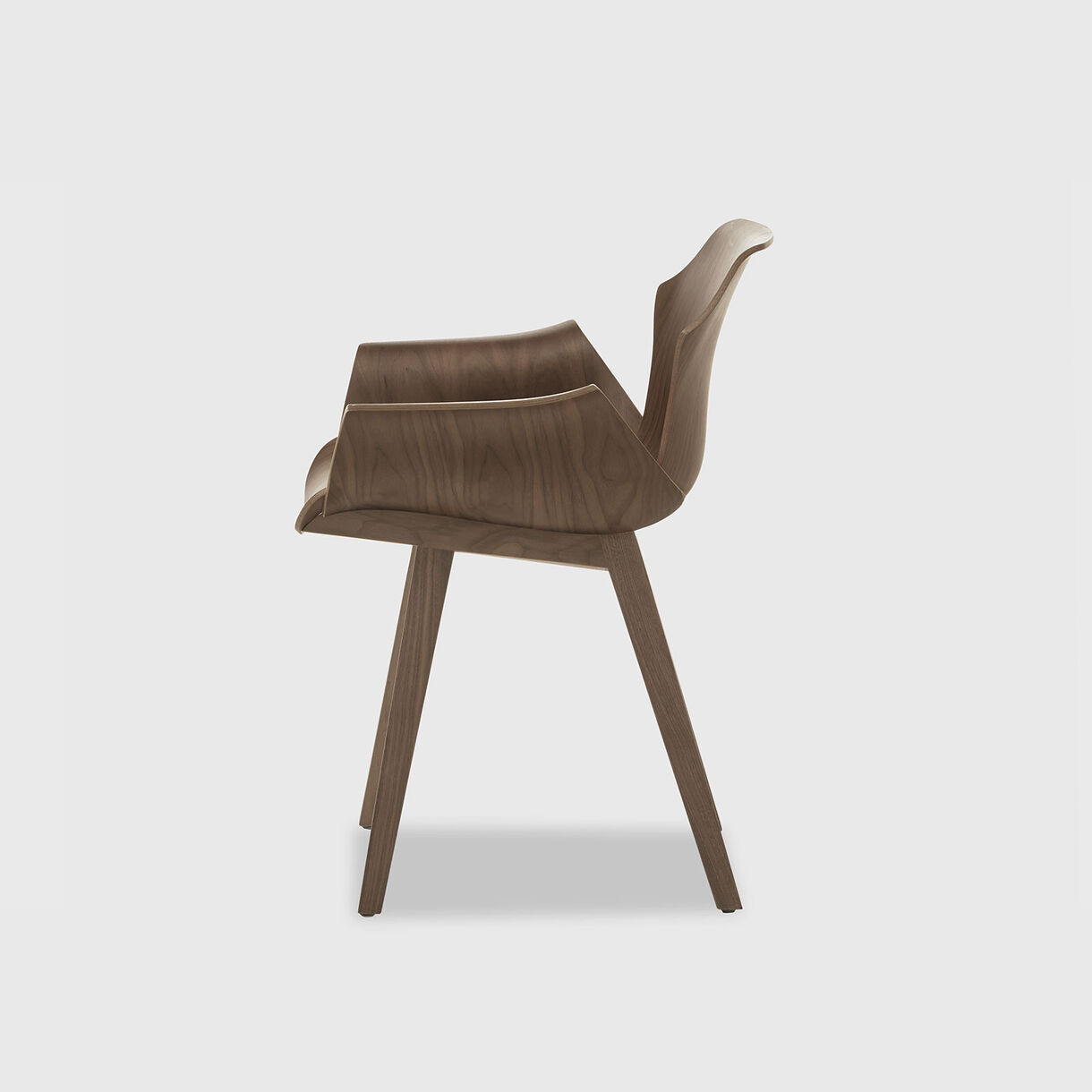Petal Armchair, Walnut