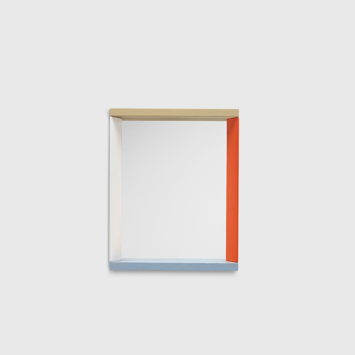 Colour Frame Mirror, Small, Blue/Orange