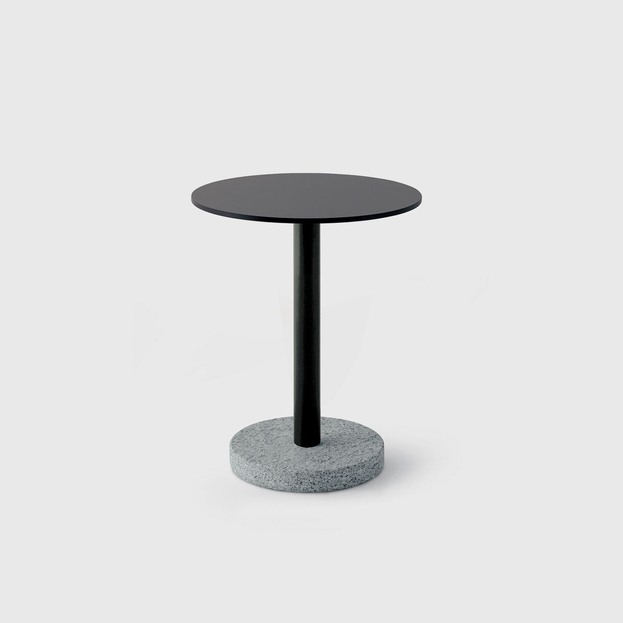 Bernardo Side Table, Round, Black, Short