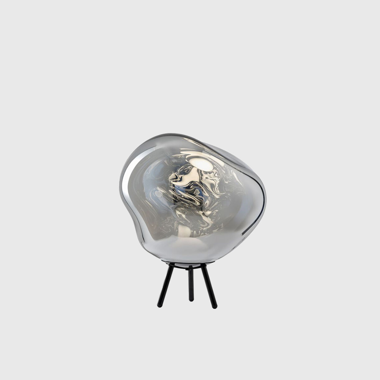 Melt Portable Large Lamp, Silver