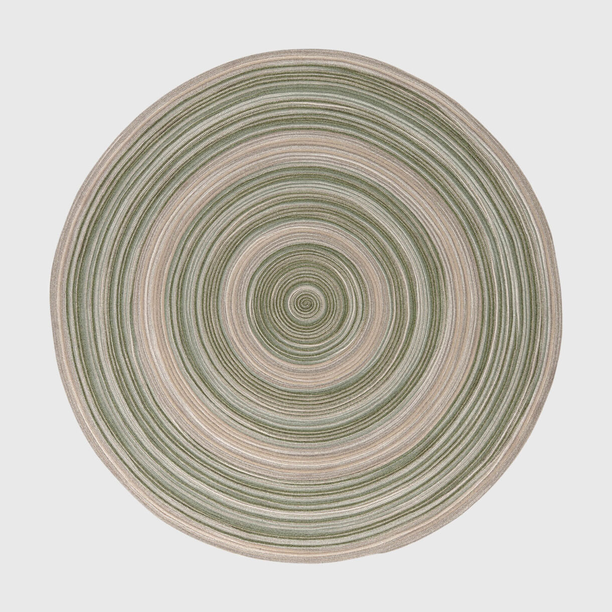 Levante Rug, Circle, Mystic Green