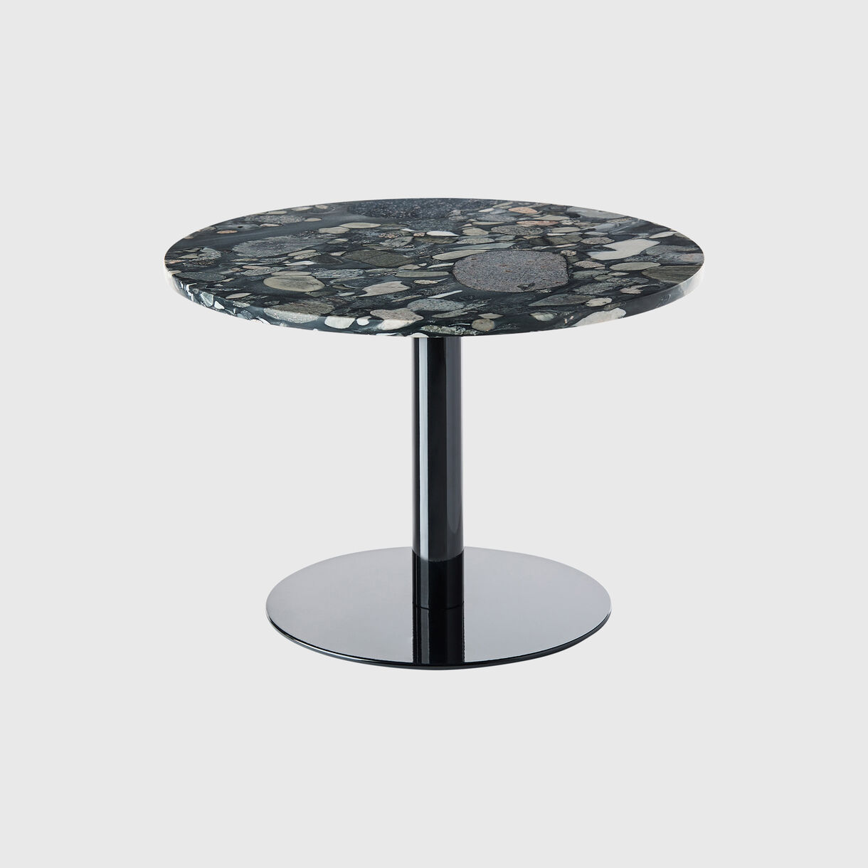 Flash Table, Circle, Pebble