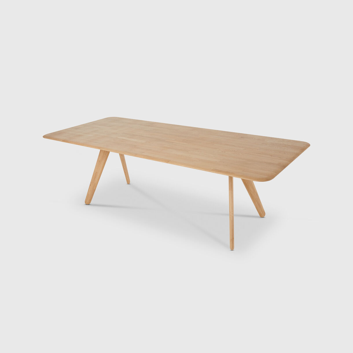 Slab Dining Table, Natural Oak
