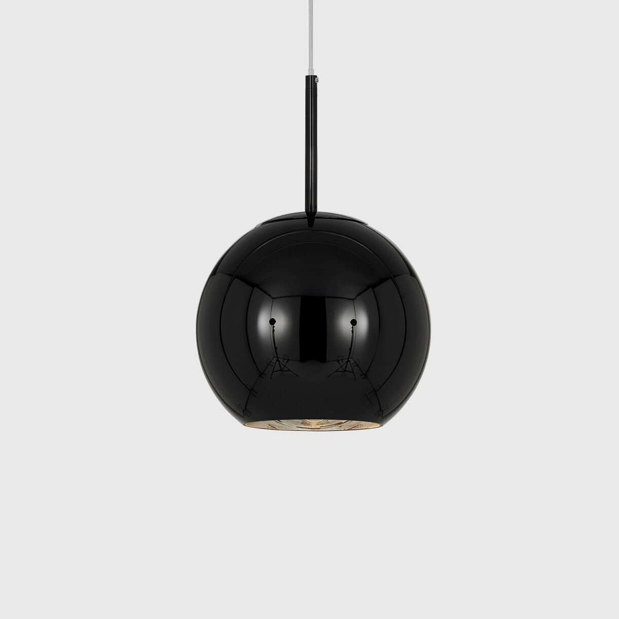 Copper Pendant Lamp 250mm, Black