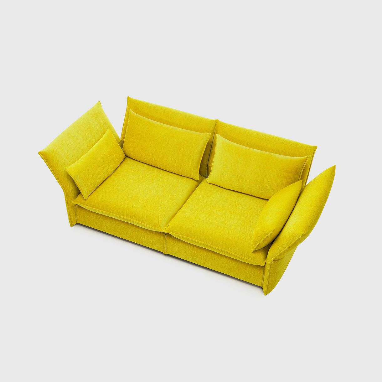 Mariposa Sofa, 2.5 Seater, Lemon