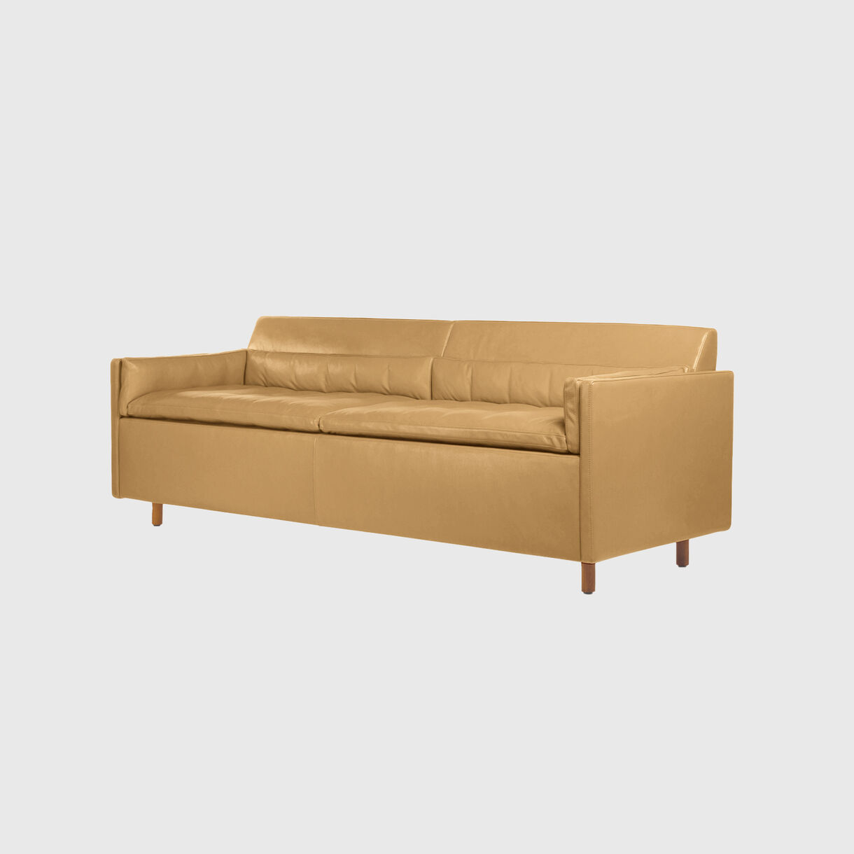 Salon Sofa, Camel Leather