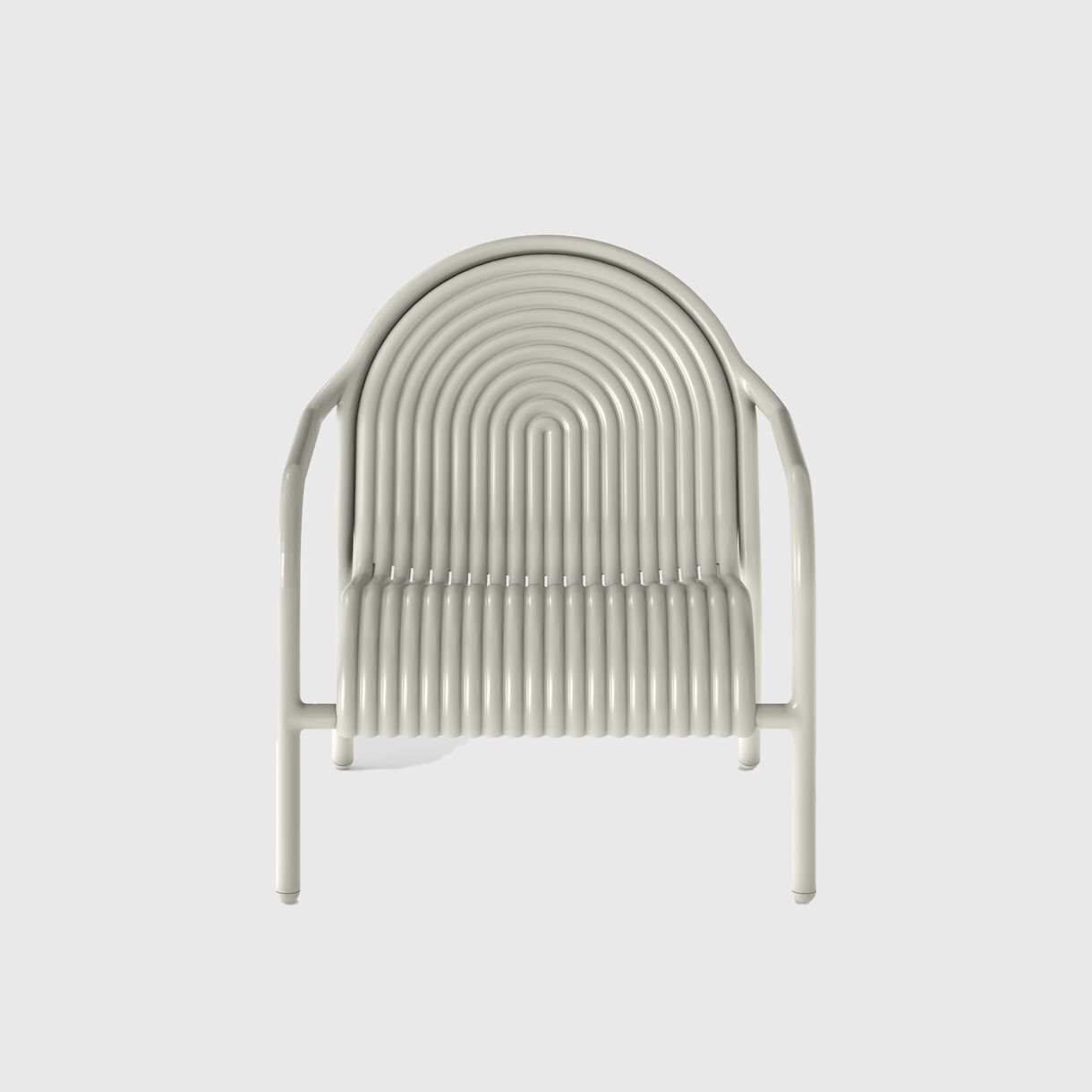 Groove Lounge Chair, Putty