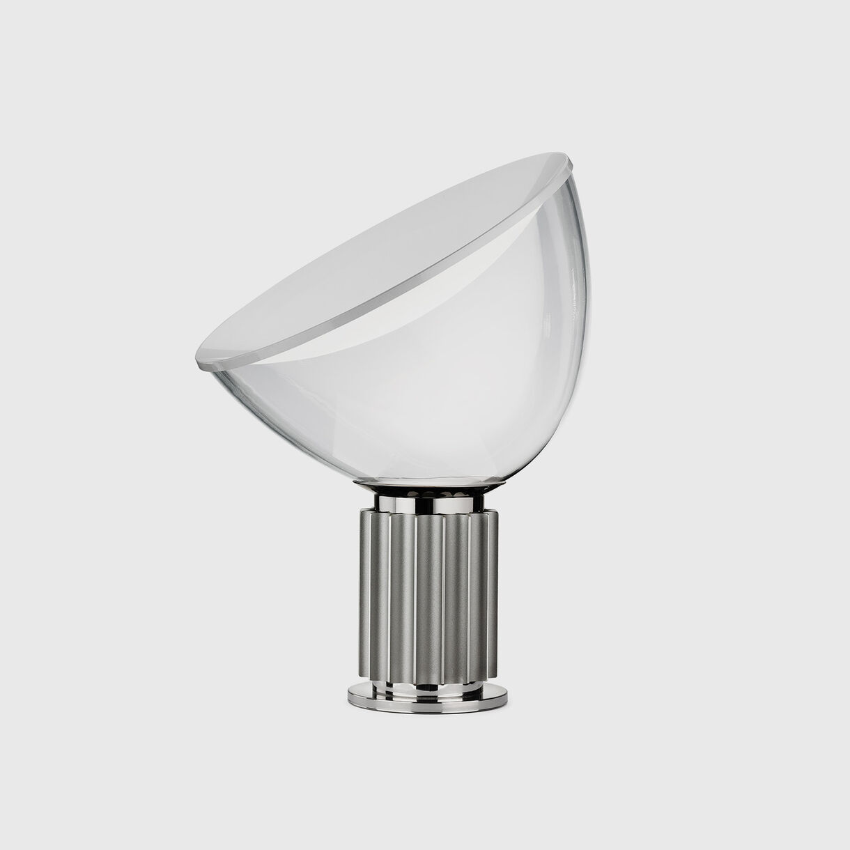 Taccia Table Lamp Small, Anodised Silver