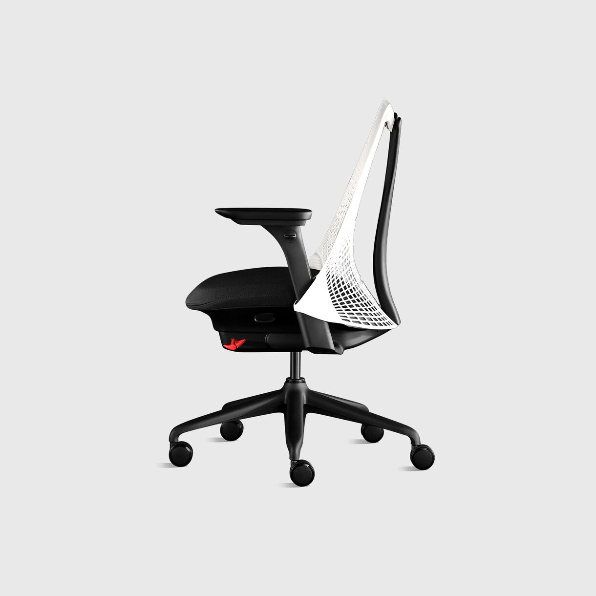 Sayl Gaming Chair, Studio White & Red