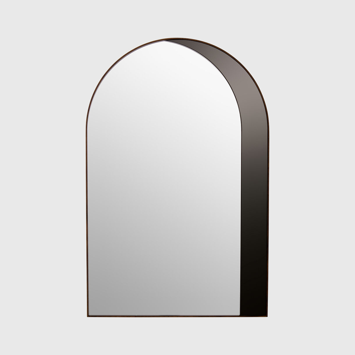 Arch Window Mirror, Clear & Black