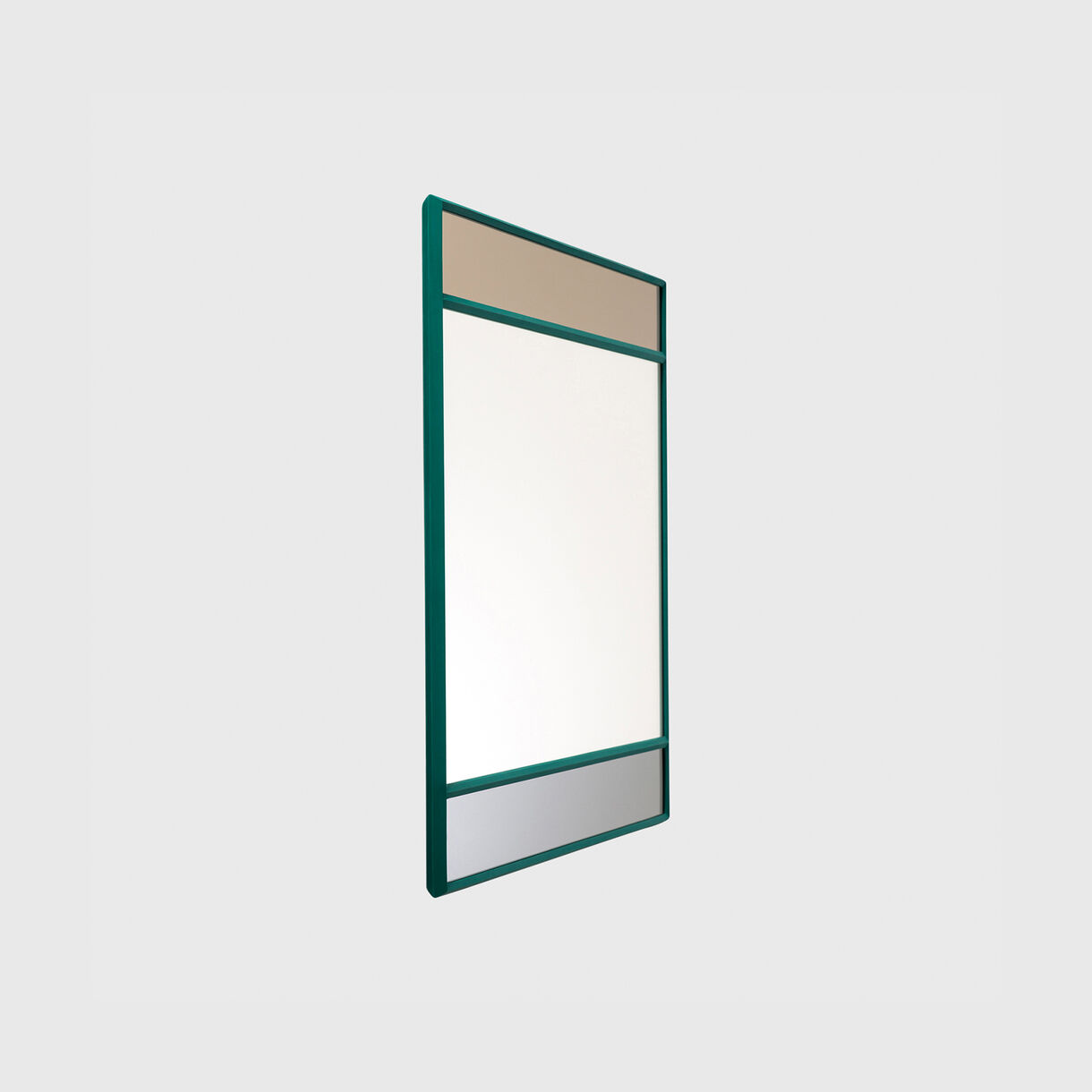 Vitrail Mirror, Square, Green
