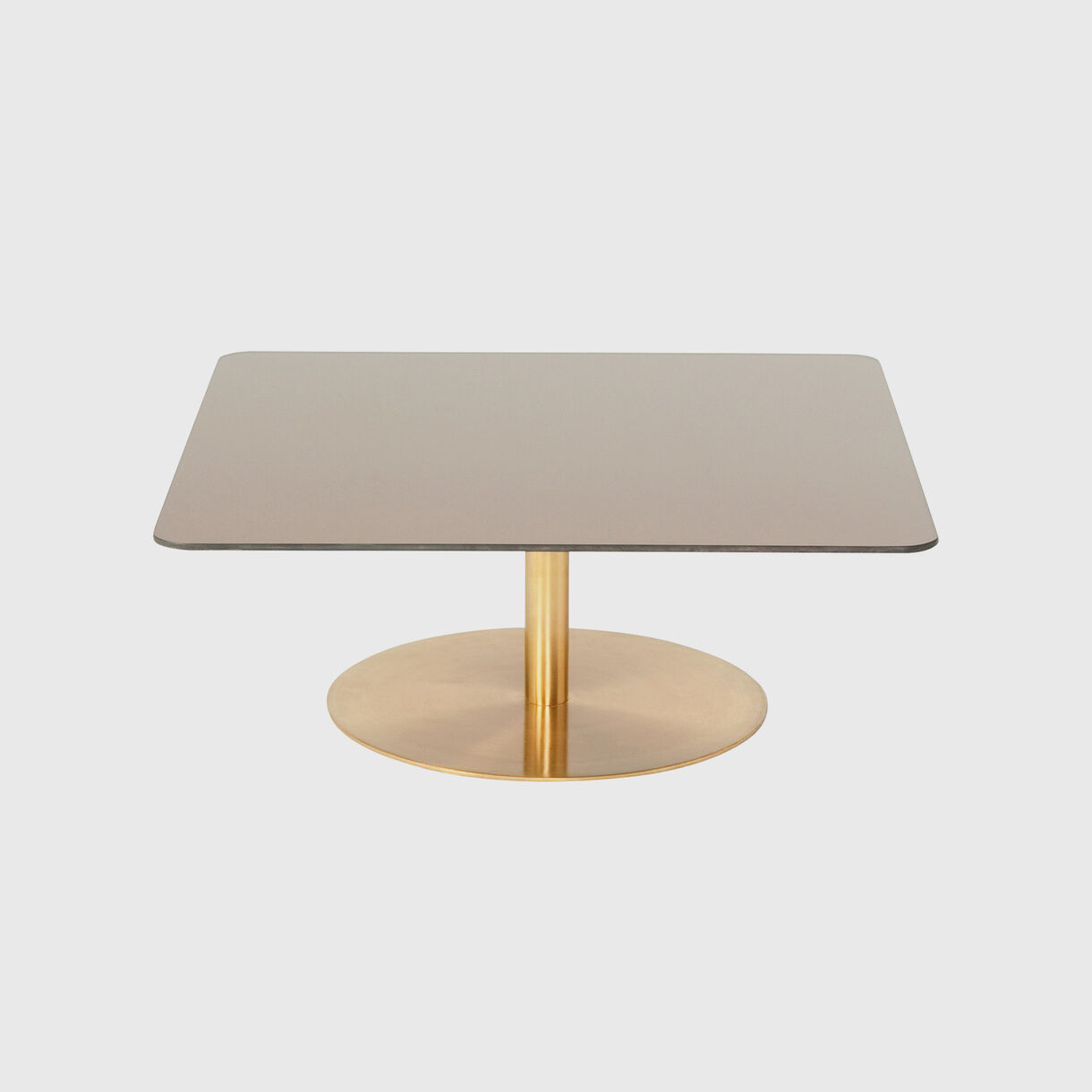 Flash Table Square, Brass