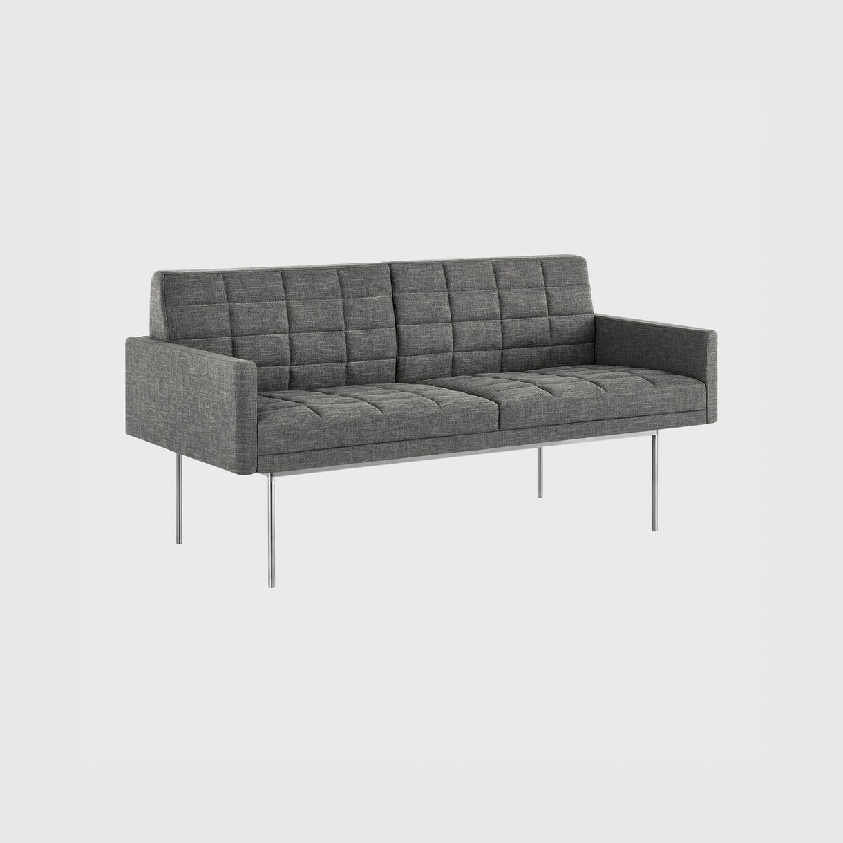 Tuxedo Component Lounge Settee, Grey
