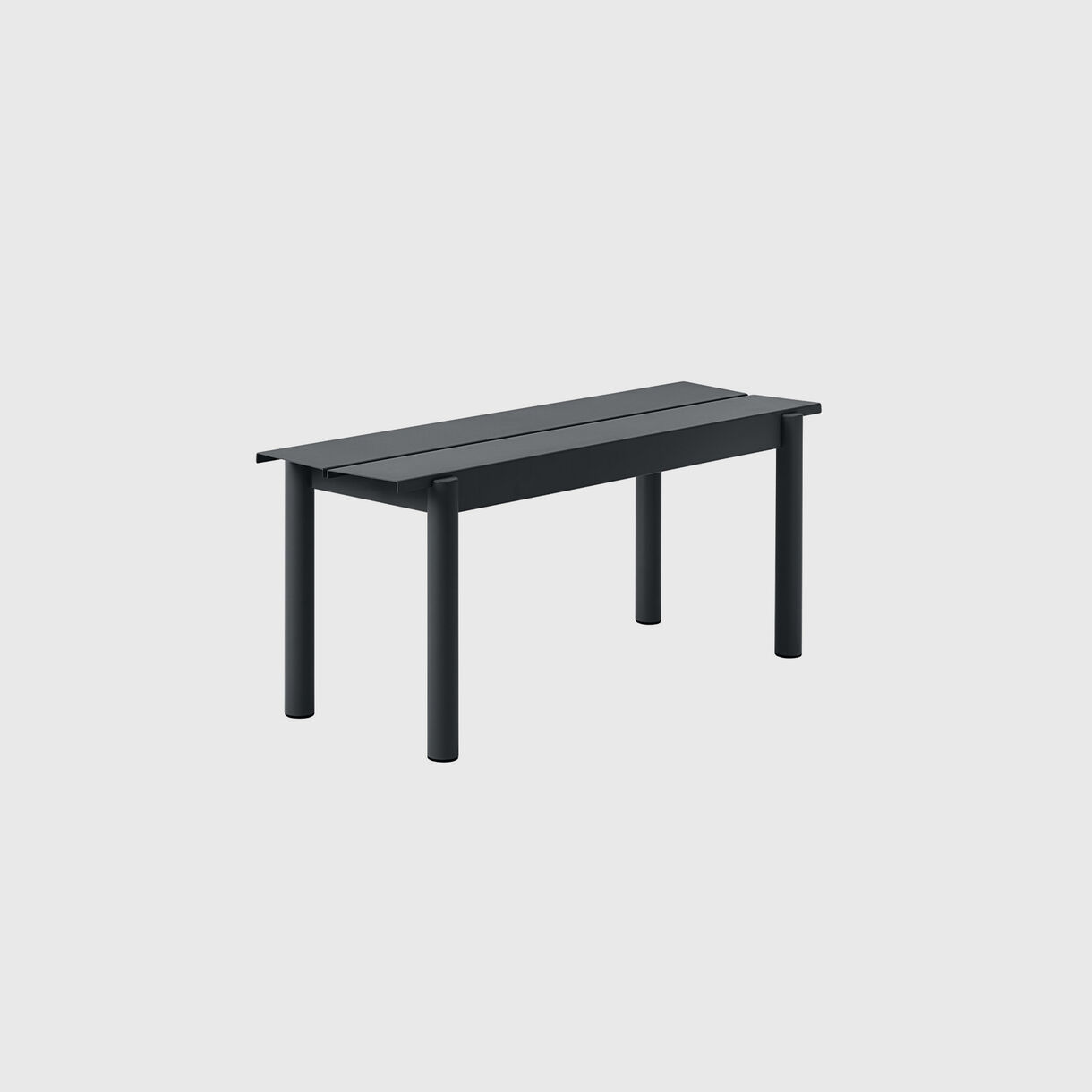Linear Steel Bench Short, Black
