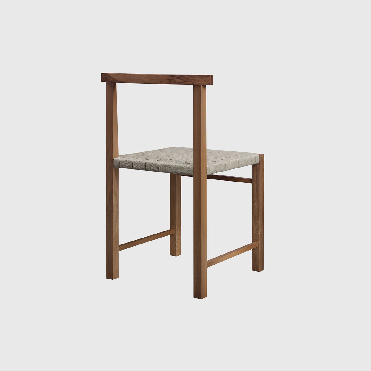 Karnak Chair, Walnut & Textile