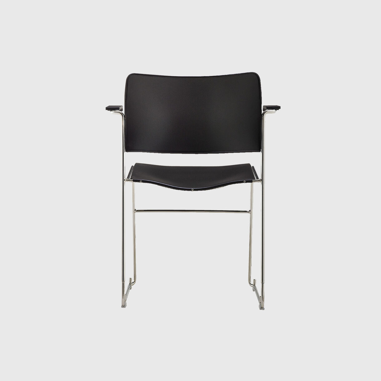 40/4 Armchair, Black Chrome