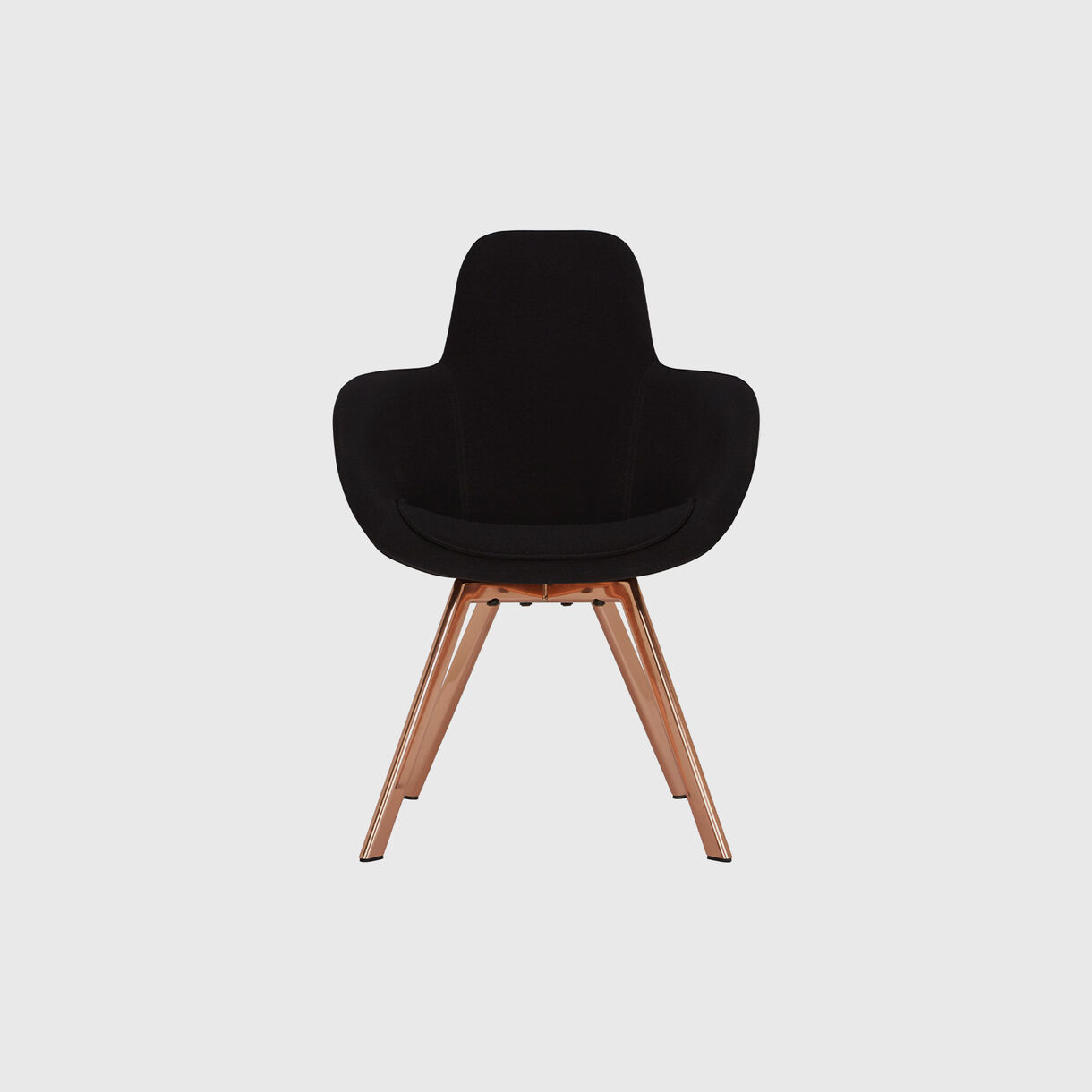 Scoop High Chair, Black & Copper