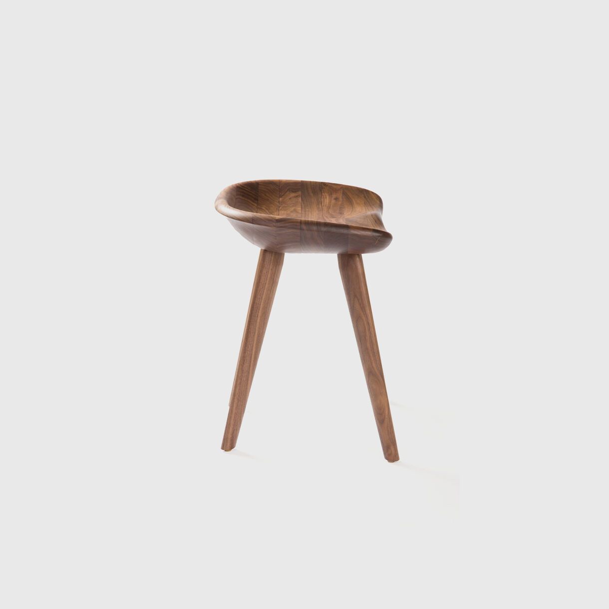 Tractor Low Stool, Walnut