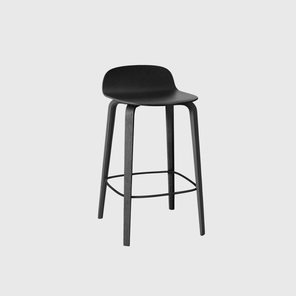 Visu Counter Stool, Black