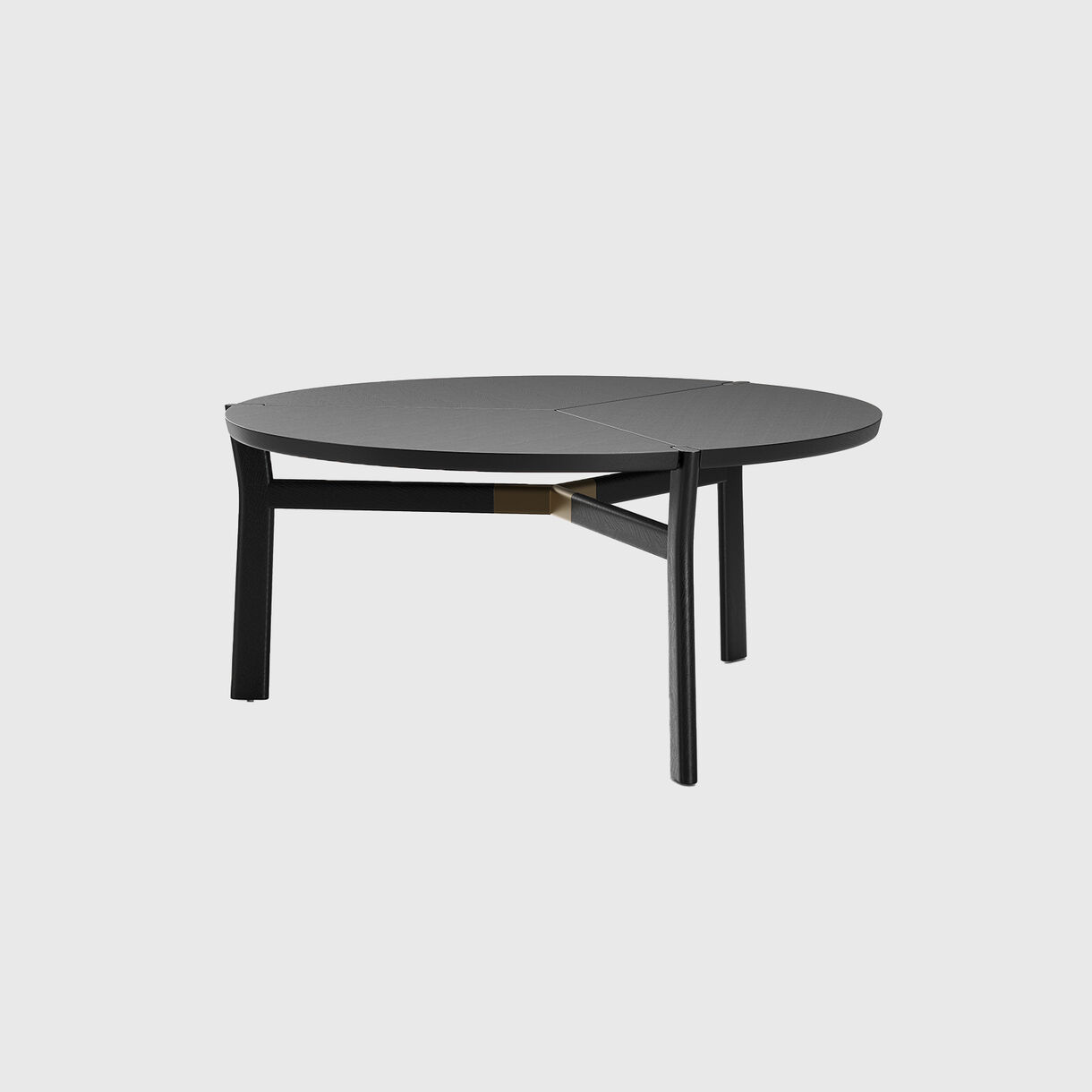 Marea Dining Table, Black Oak