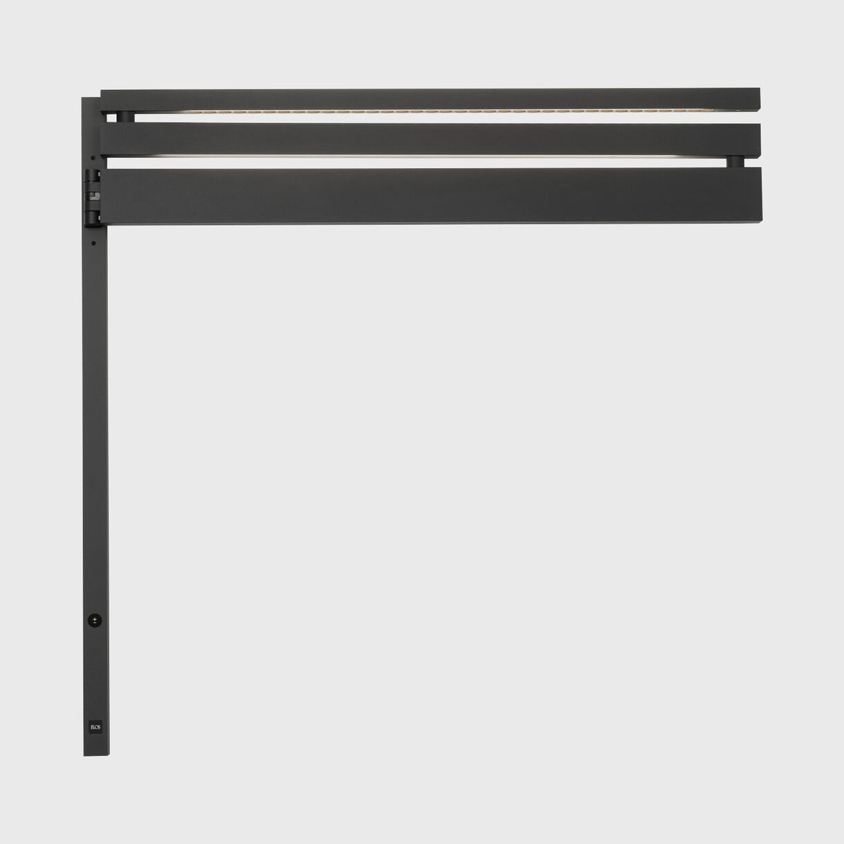 Black Flag Wall Light, Black