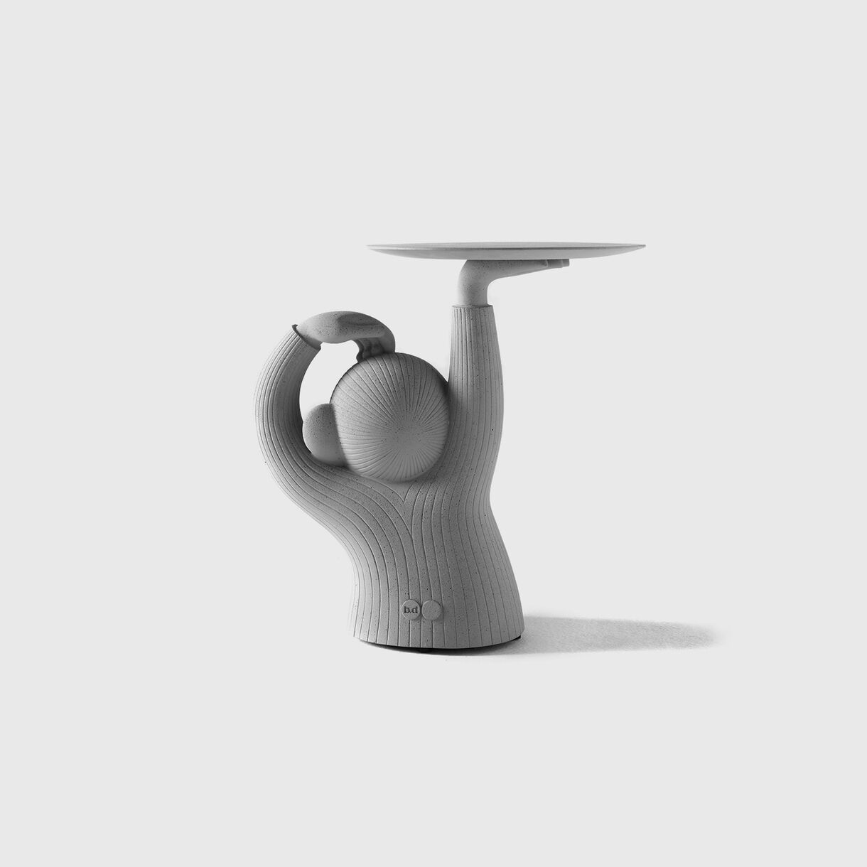 Monkey Side Table, Grey