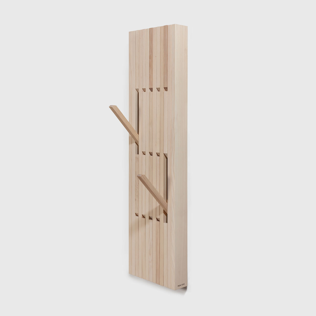 Piano Coat Rack, Small, Natural Ash