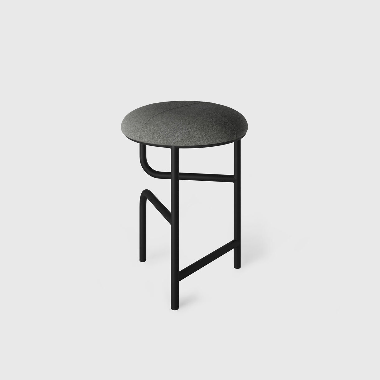 Blend Stool Upholstered, Divina Melange 170
