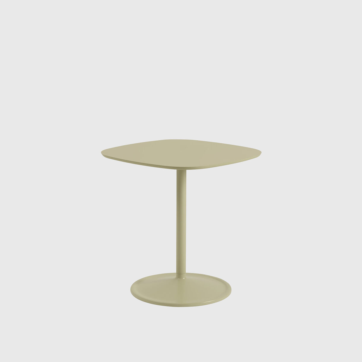 Soft Cafe Table, 70 x 73, Beige Green