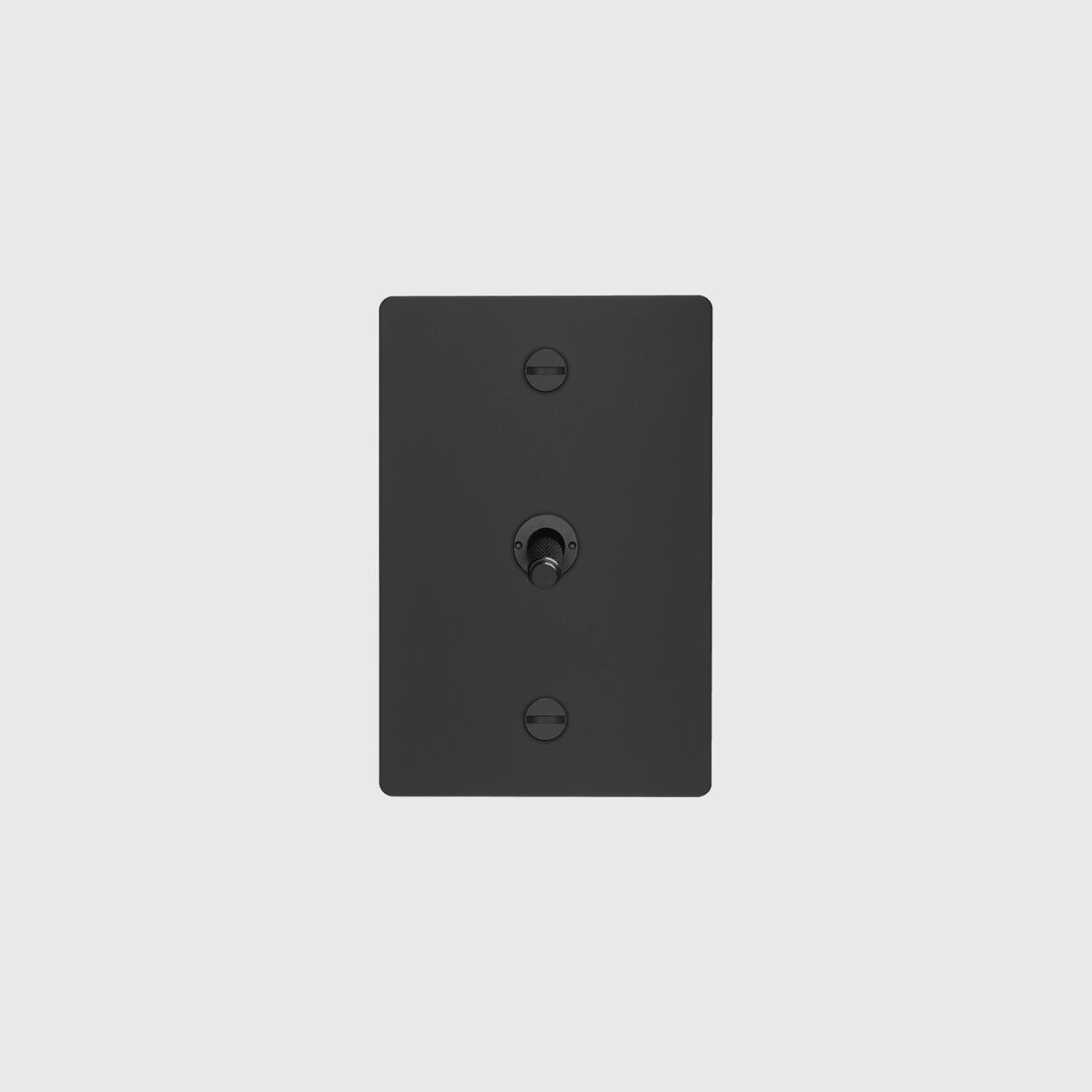 1G Toggle Switch, Cross, Vertical, 2 Way, Black