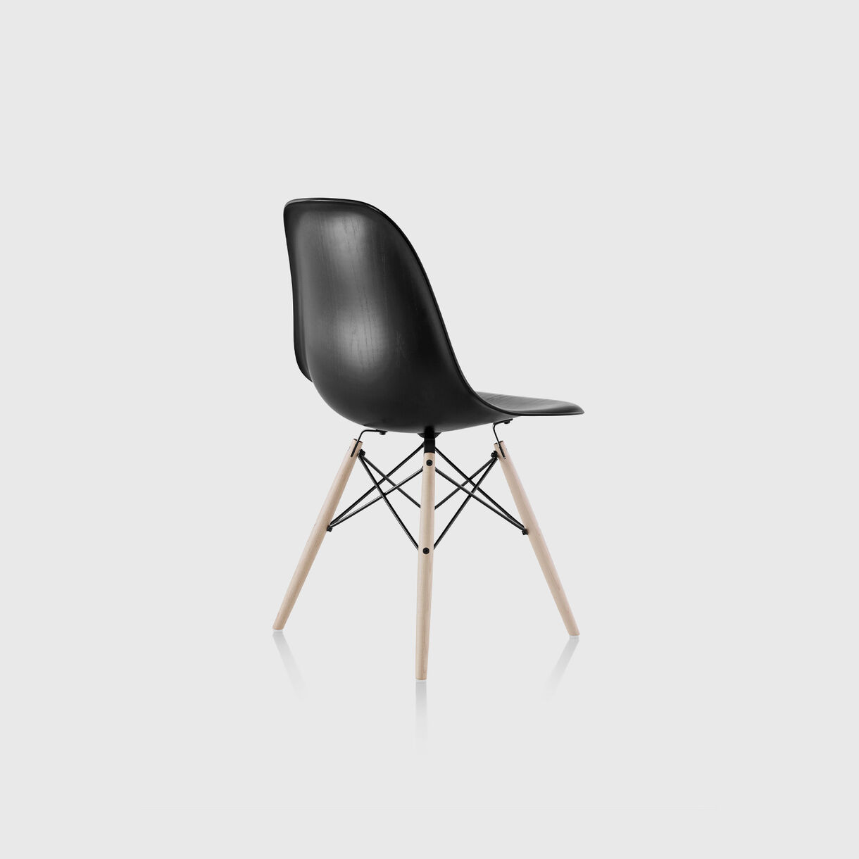 Eames Moulded Wood Side Chair, Dowel Base