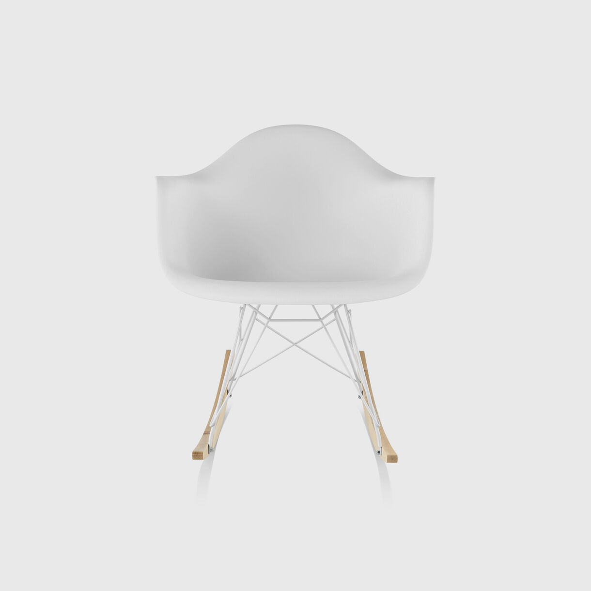 Eames Moulded Plastic Armchair, Rocker Base