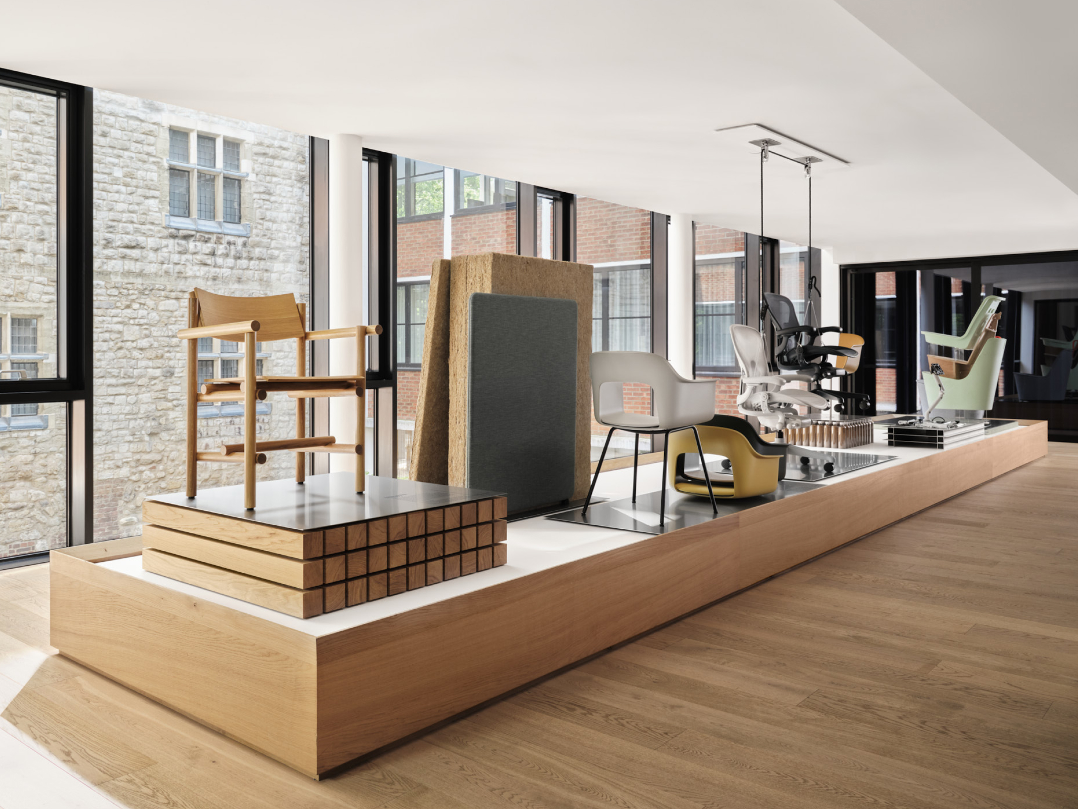MillerKnoll sustainability exhibit at Clerkenwell Design Week