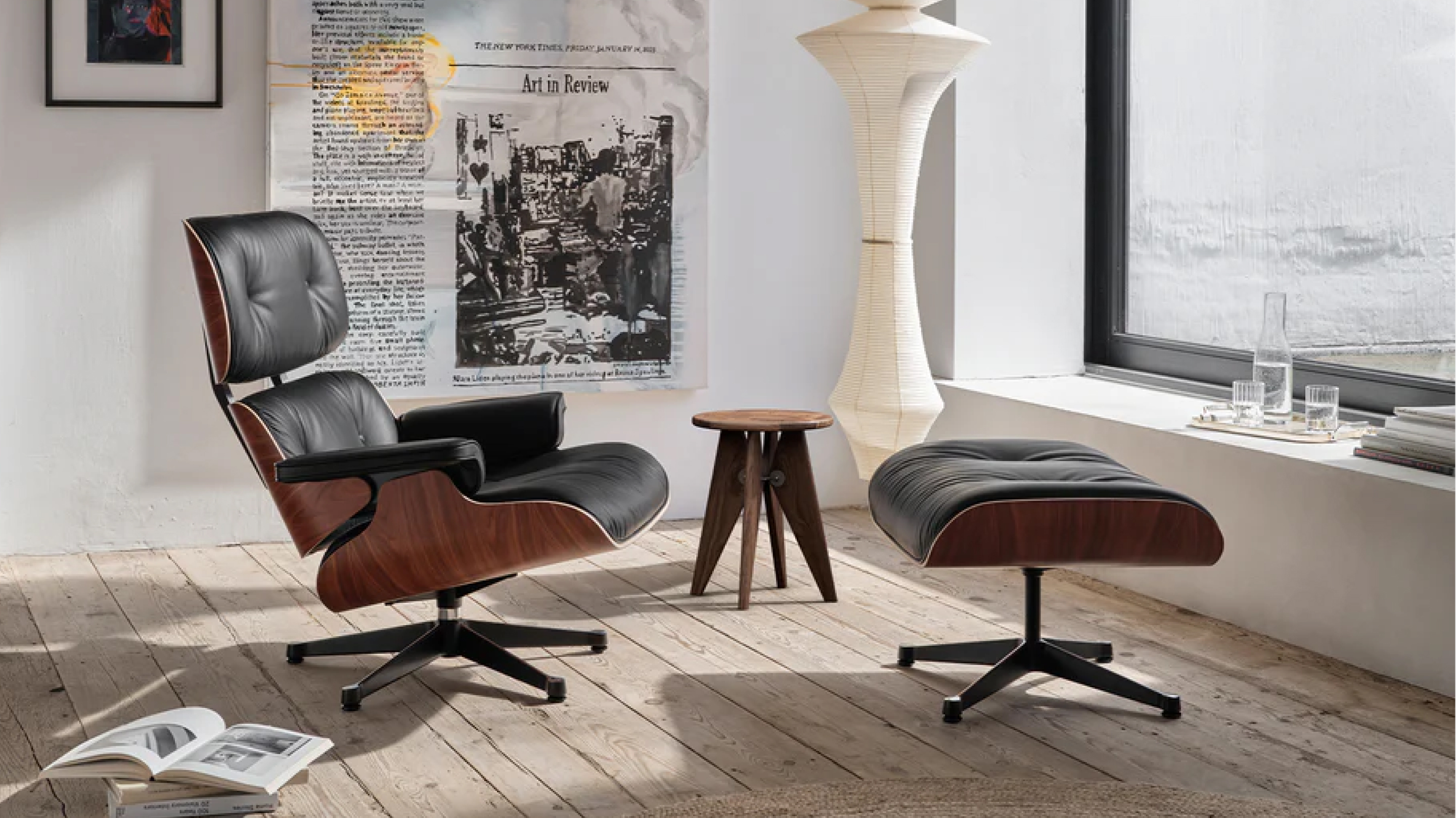 Eames Lounge Chair and Ottoman image 2
