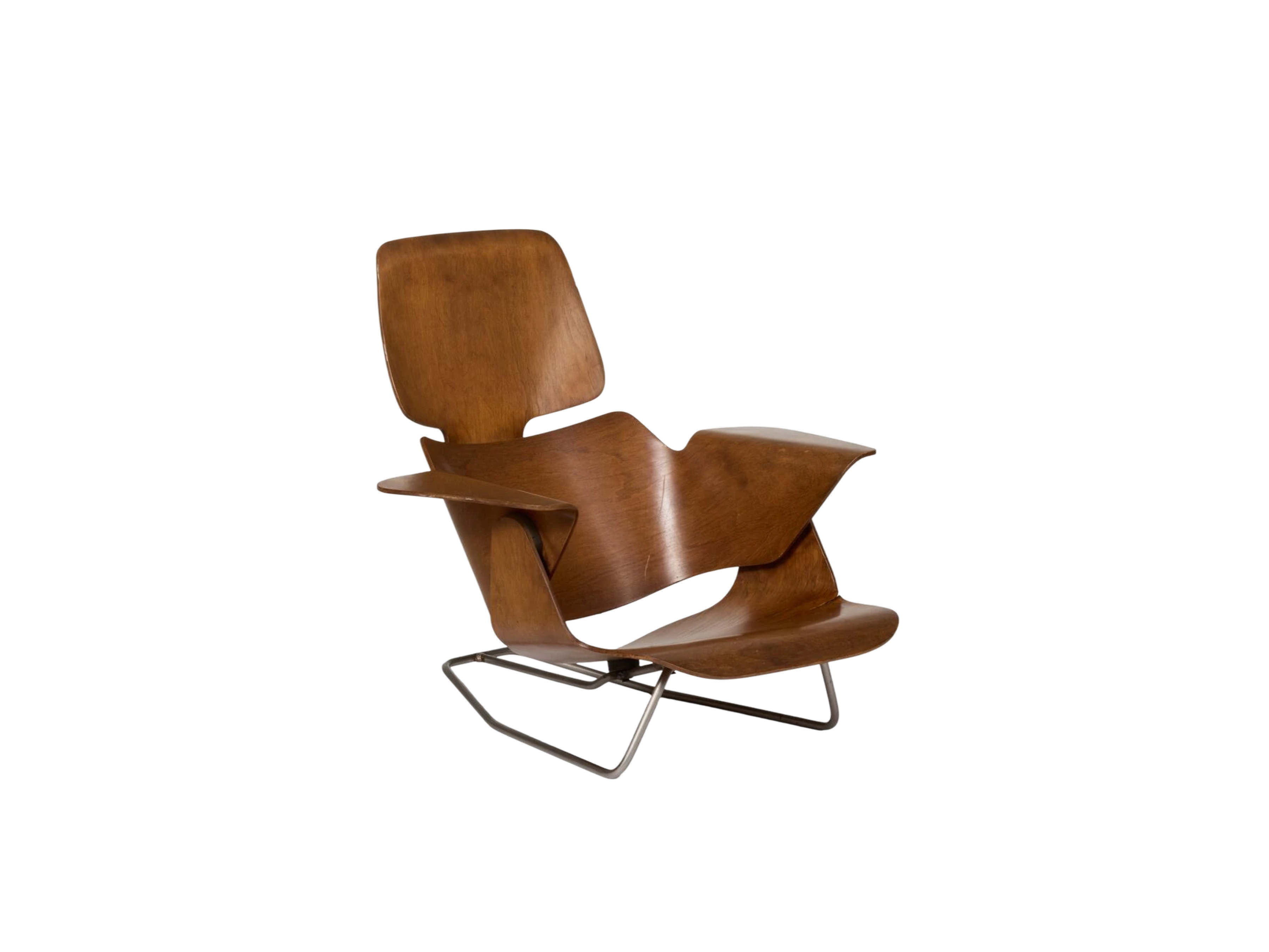 Early Eames Lounge Chair prototype