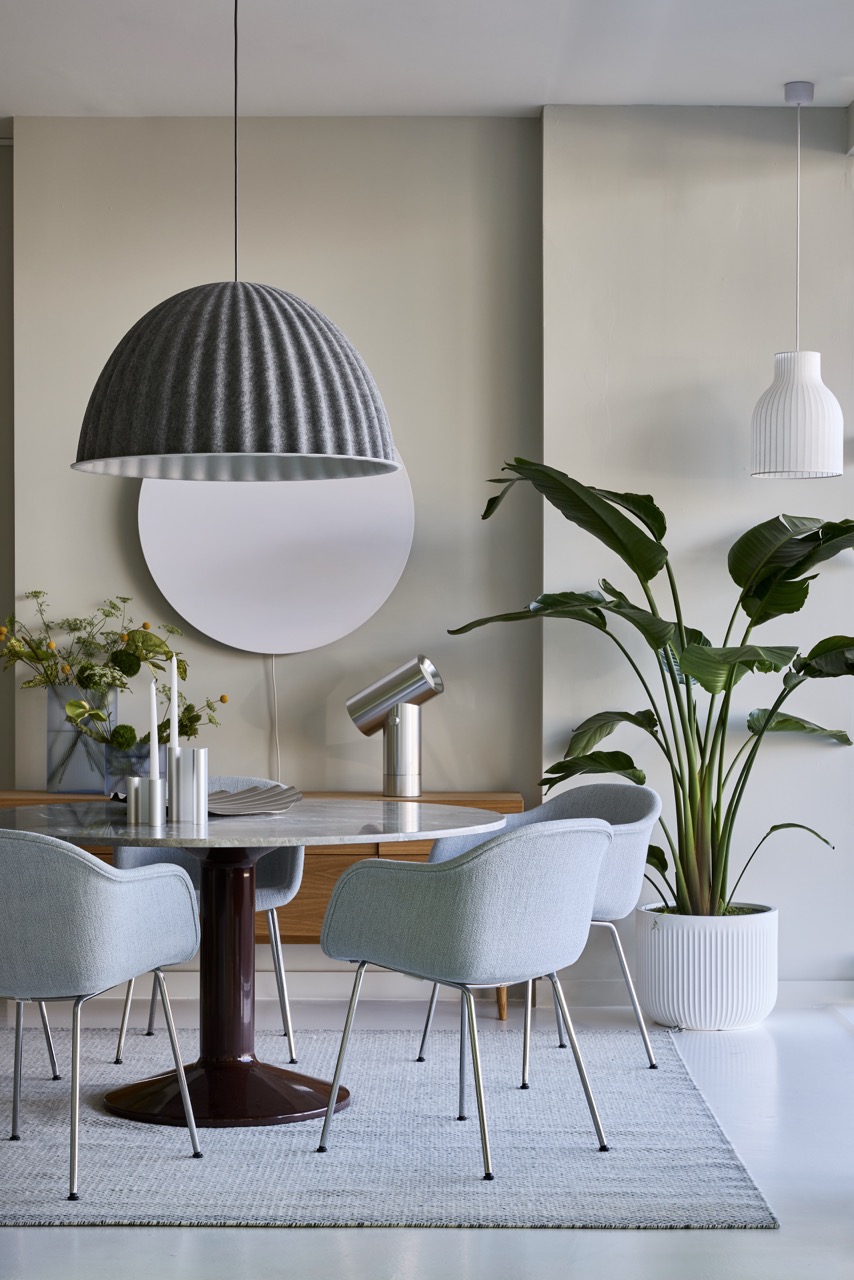 Lighting and accessories within the Woollahra showroom