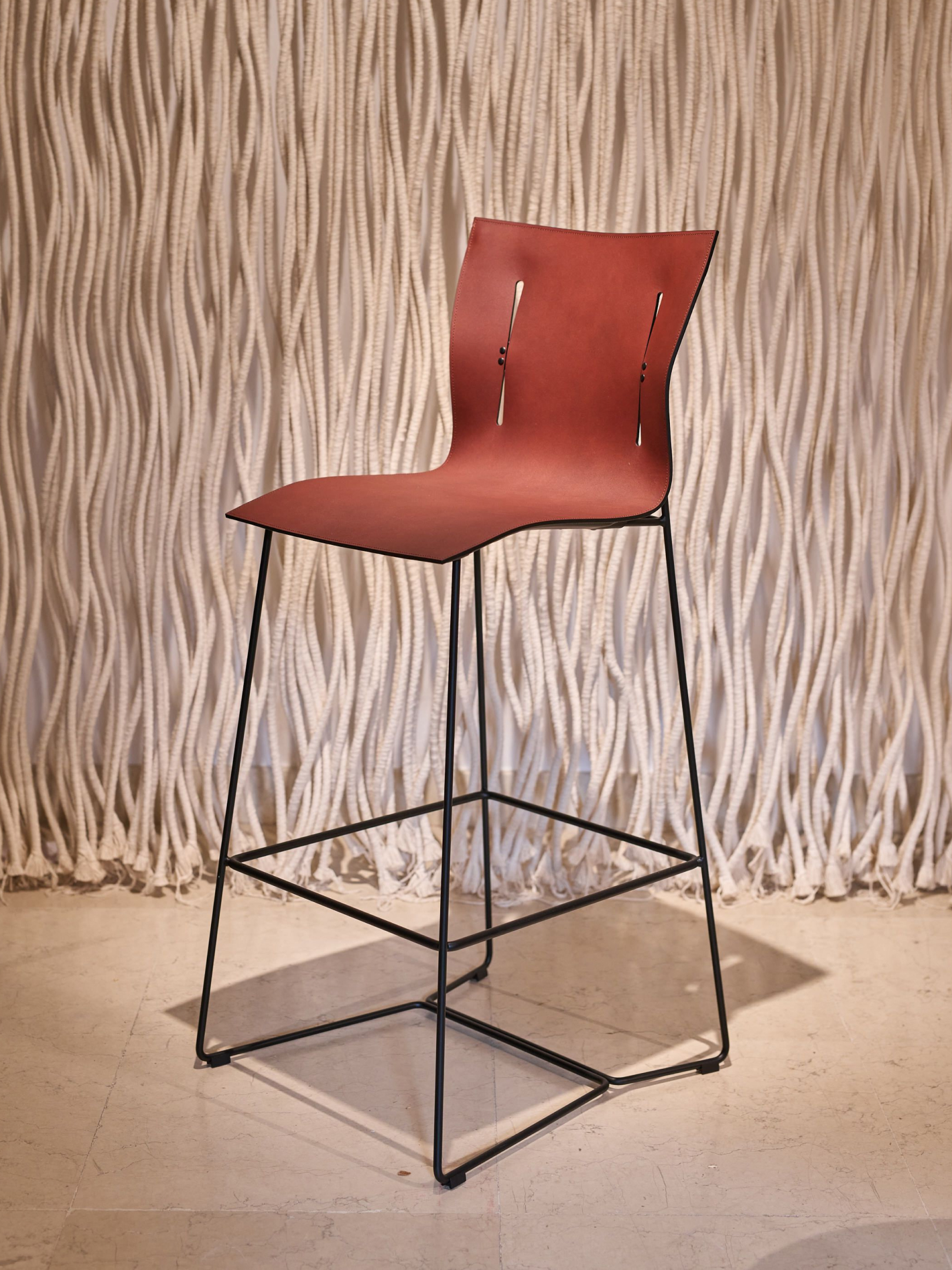 Cuoio Barstool by Walter Knoll
