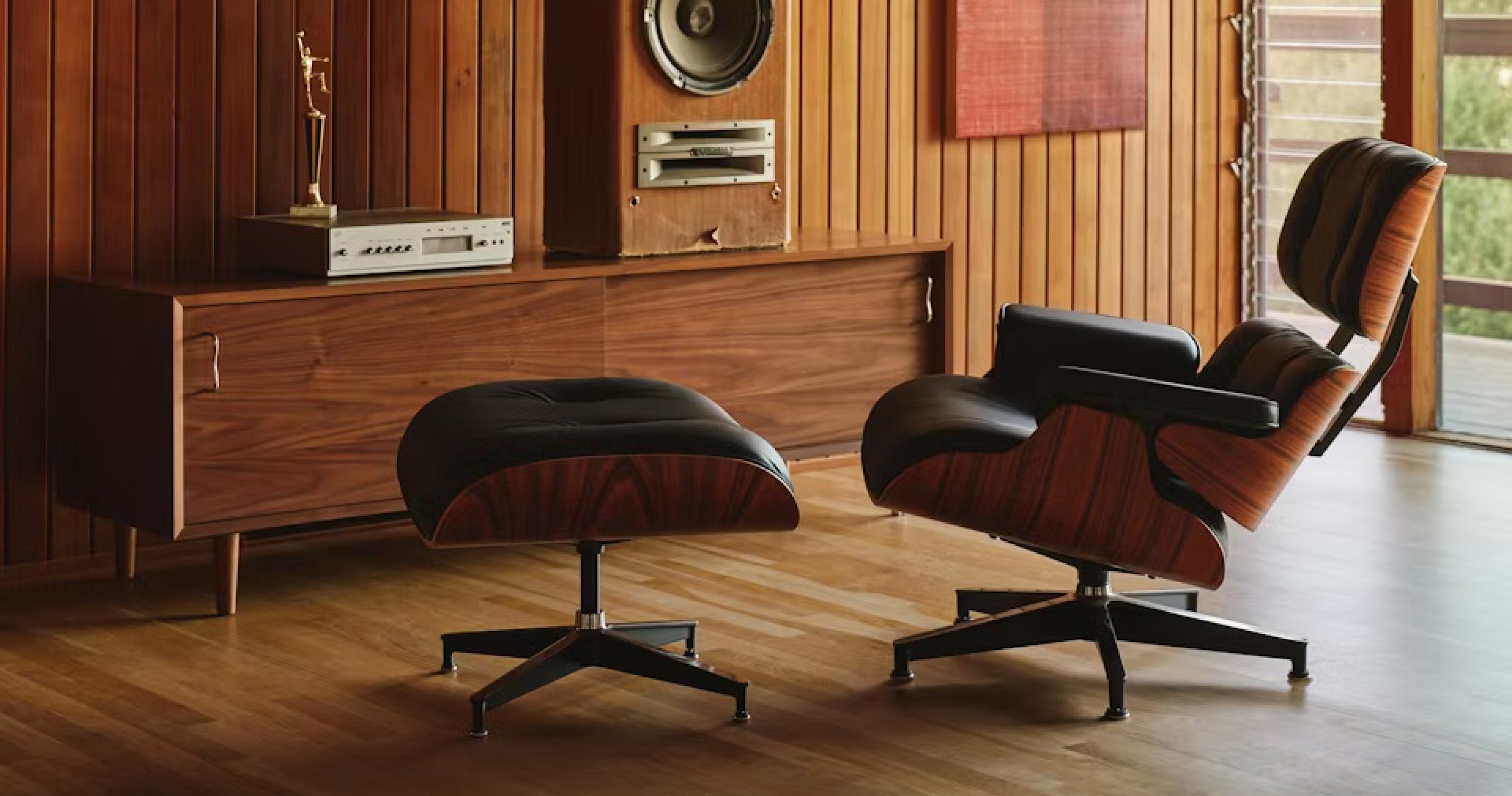 Herman Miller Eames Lounge and Ottoman