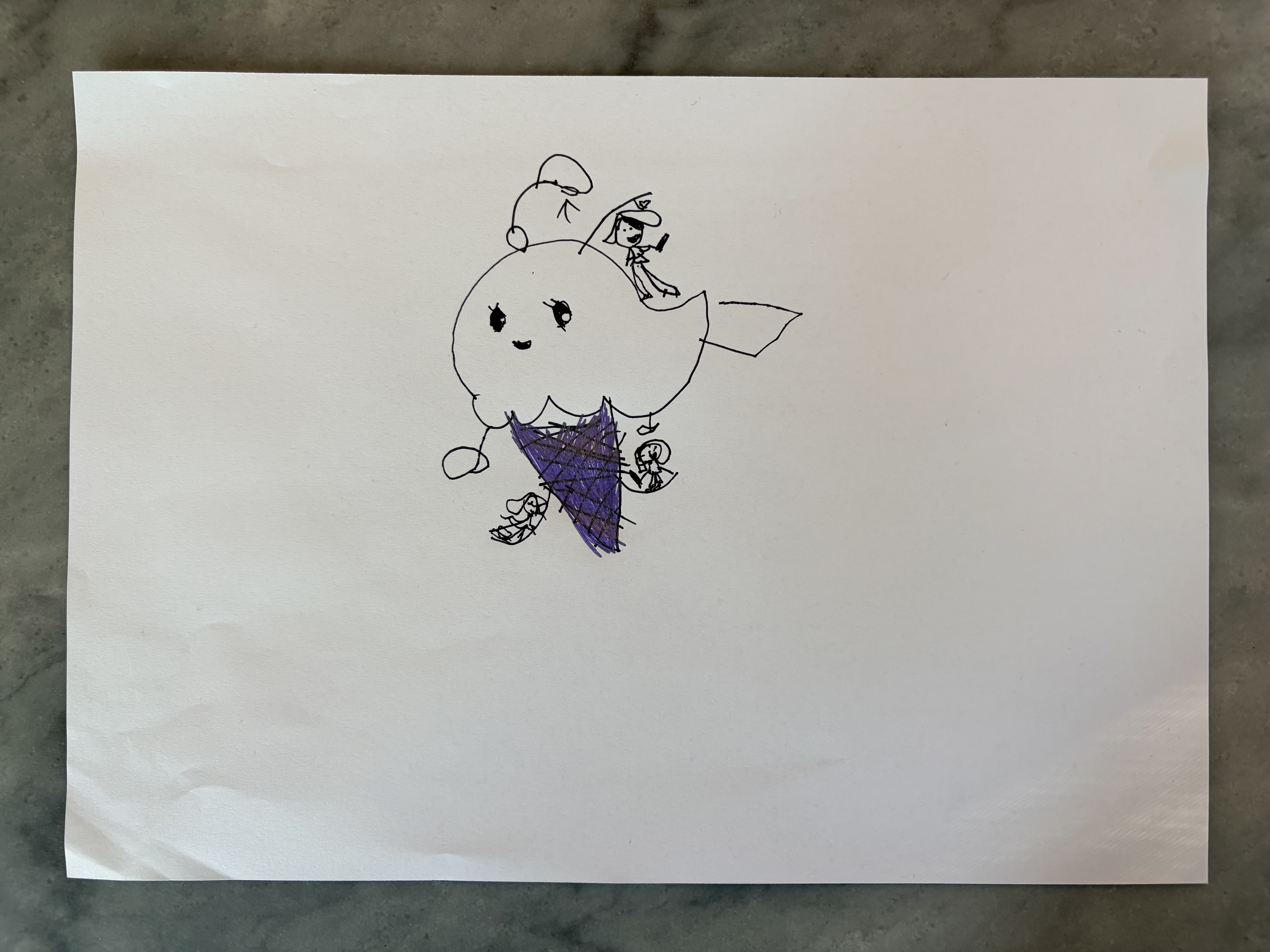 Ice Cream Chair drawing by Eri B.