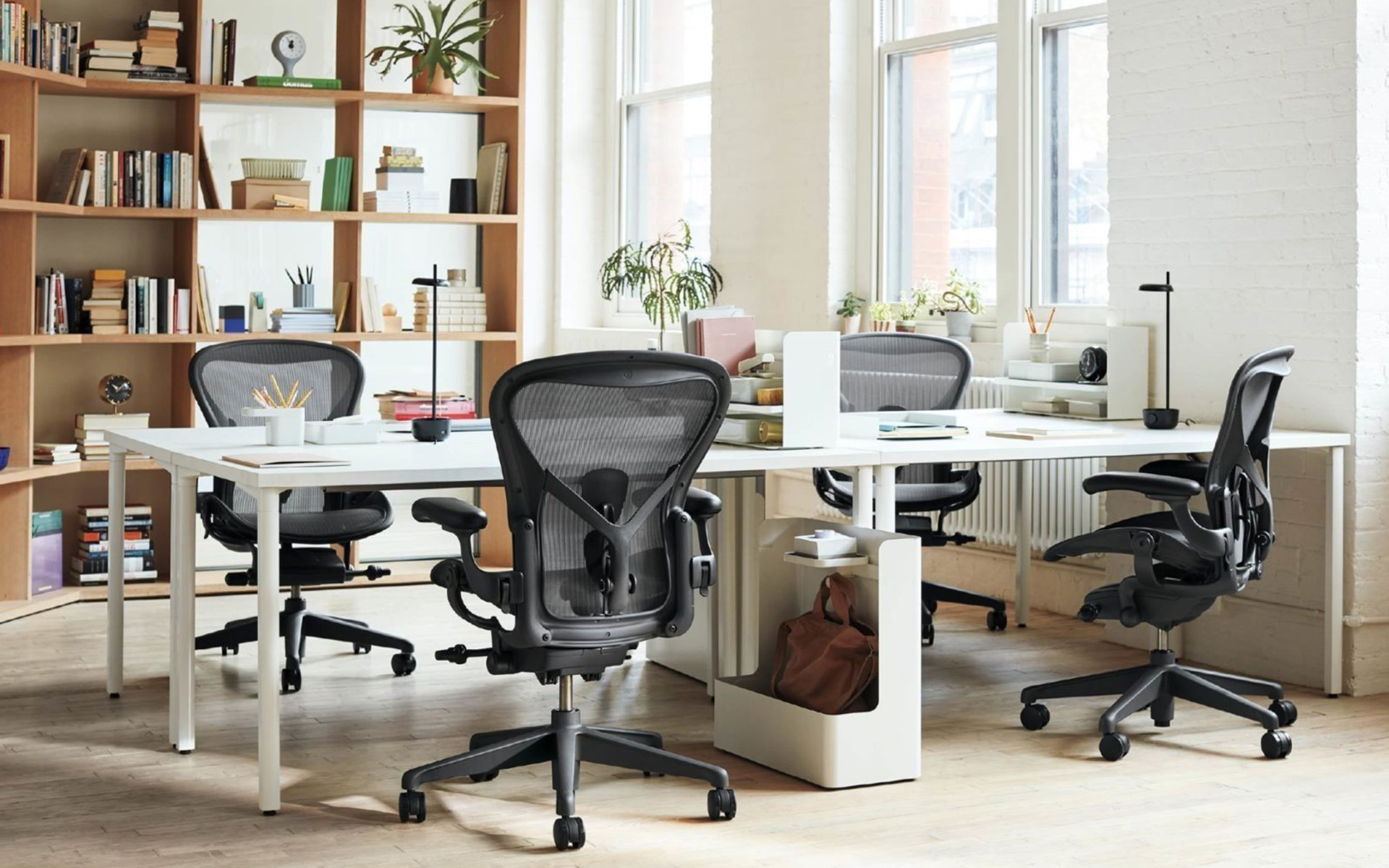 Aeron Work Stool by Bill Stumpf for Herman Miller