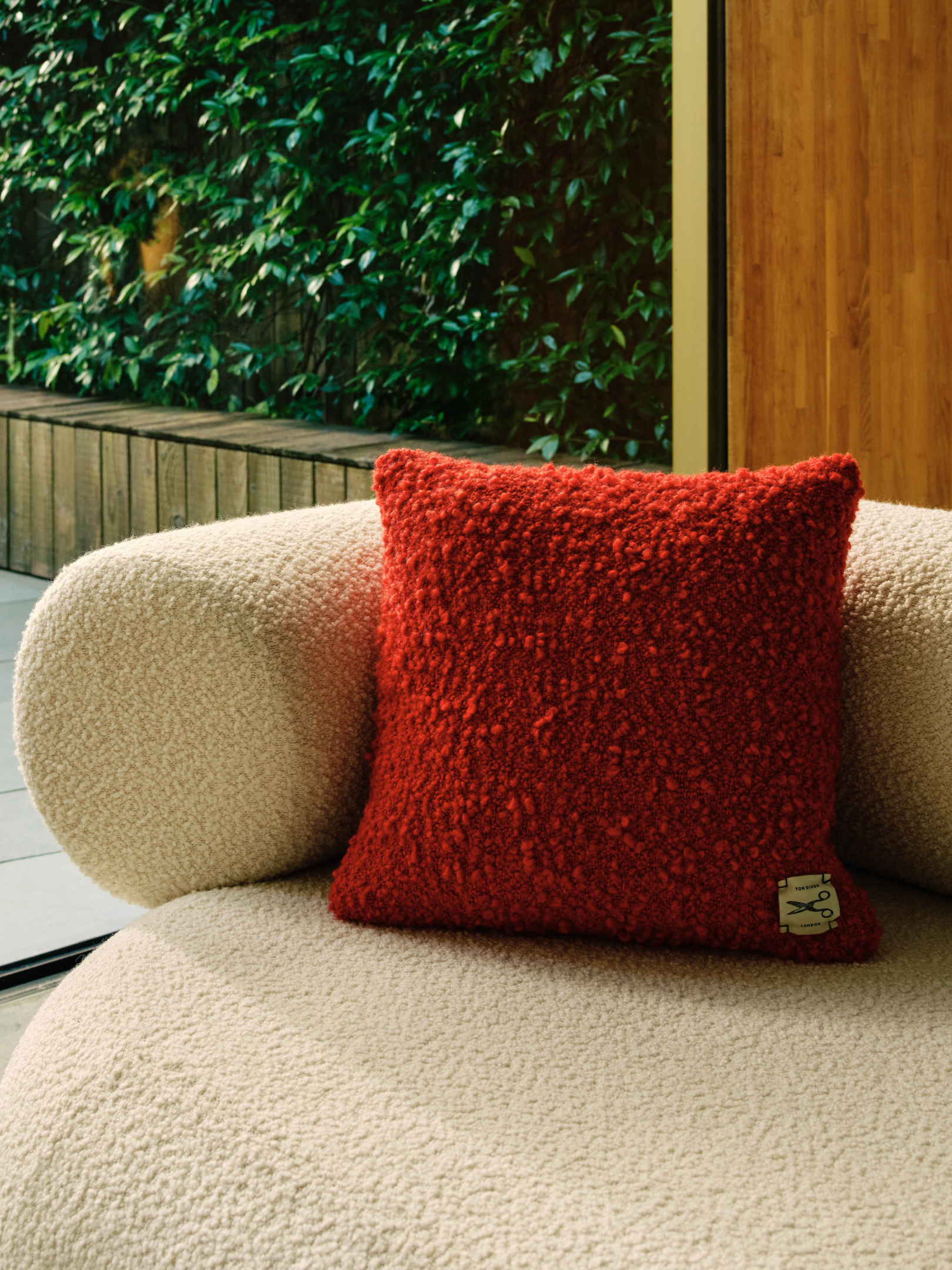 Bobble Cushion in Orange by Tom Dixon