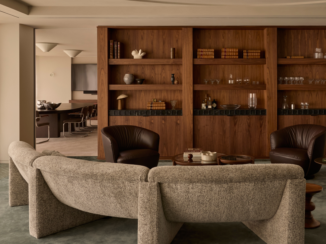 Snow Modular Sofa by La Chance in the central lounge of the East Melbourne office.