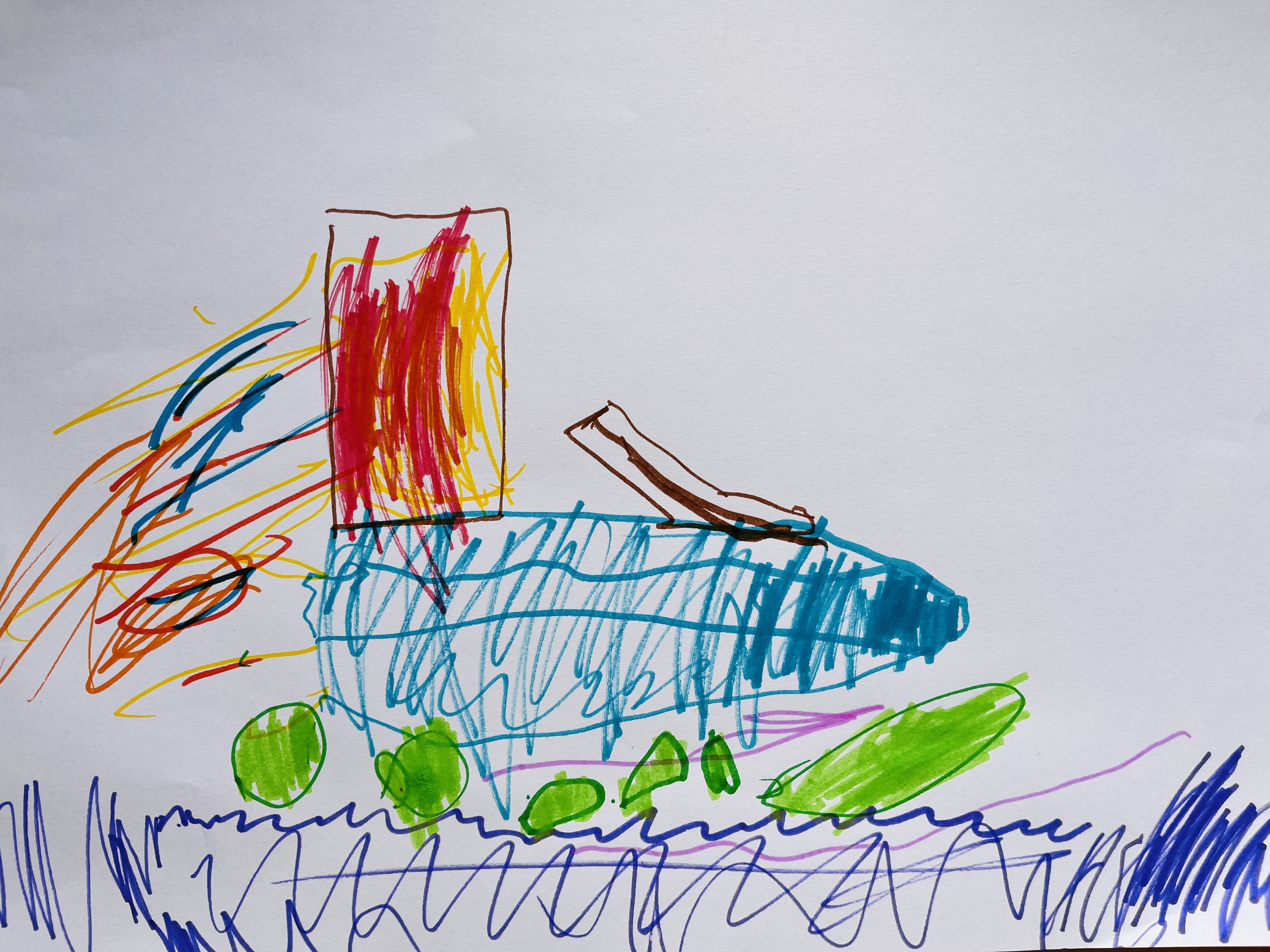 The Rocket Chair drawing by Oscar L.